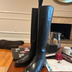 Tory Burch Black High Boots
